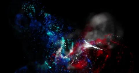 Abstract Particle Background Slow Motion. 4k animatiom footage Stock Footage 275752233