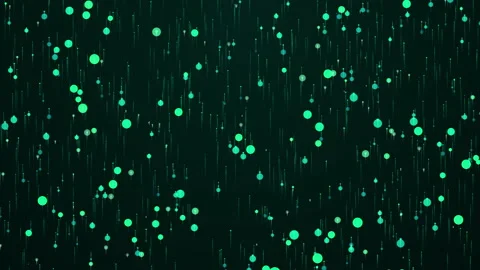Abstract Particle Backgrounds Green03 Vidéo 151349870