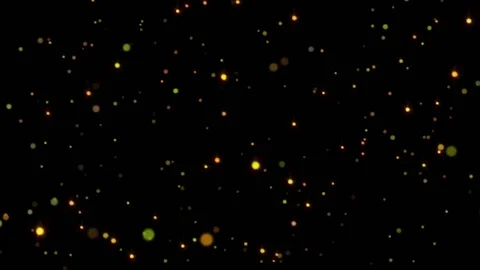 Abstract particle on black background Stock Footage 73335680