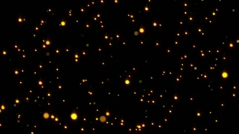 Abstract particle on black background Video stock 73344923