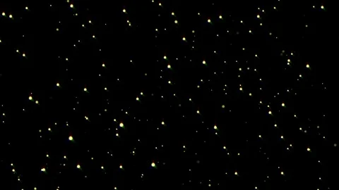 Abstract particle on black background Stock Footage 73345077