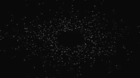 Abstract Particle Bokeh Loop Dark Background Soft Relaxing Motion Stock Footage 332710243