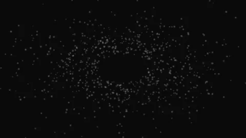 Abstract Particle Bokeh Loop Dark Background Soft Relaxing Motion Stock Footage 332710903
