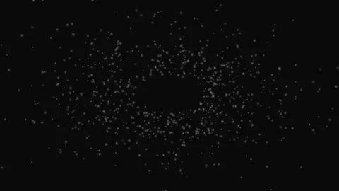 Abstract Particle Bokeh Loop Dark Background Soft Relaxing Motion Stock Footage 332711002