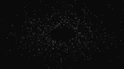 Abstract Particle Bokeh Loop Dark Background Soft Relaxing Motion Stock Footage 332711106