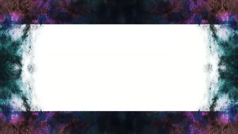 Abstract particle border frame with copy space text overlay, hand drawn dig.. Stock Footage 342043362