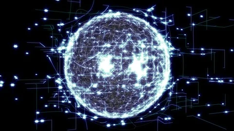 Abstract Particle Corner Background Style Video stock 88605645