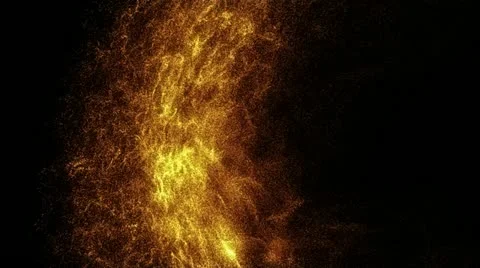 Abstract Particle Curve Loop with Matte Stock Footage 22415556