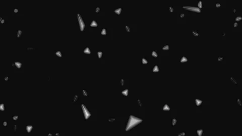 Abstract particle explosion in dark cinematic motion during a subtle zoom out Stock Footage 341541811