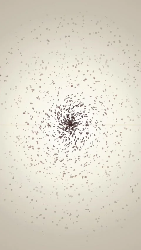 Abstract Particle Explosion Motion Background in Beige Stock Footage 346198220
