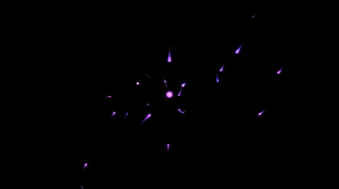 Abstract Particle Explosion - Purple Stock Footage 36092078