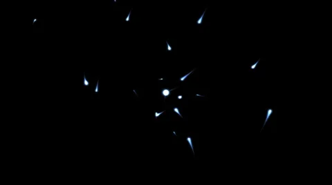 Abstract Particle Explosion - White 库存影片 36089097