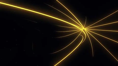 Abstract particle fail in the dark. Random small particles form horizontal Stock Illustration