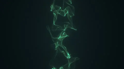 Abstract Particle Flow Stock Footage 301814213