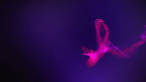 Abstract particle Stock Footage 111278806