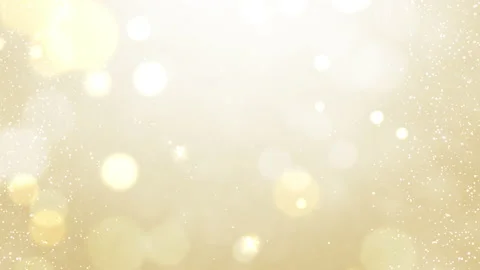 Abstract particle Gold glitter light and defocused bokeh lights Gold background Stock Footage 240051665