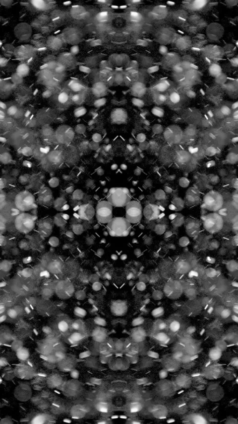 Abstract Particle Kaleidoscope Loop Animation Stock Footage 303521091