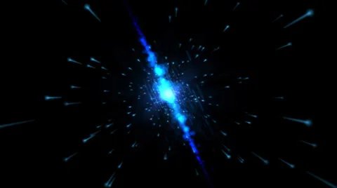 Abstract Particle Light Animation - Blue 스톡 동영상 36668529
