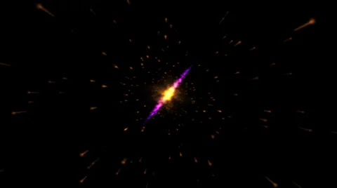 Abstract Particle Light Animation Stock Footage 36666769