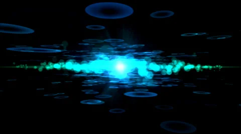 Abstract Particle Light Animation - Loop Stock Footage 35753701
