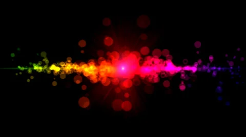 Abstract Particle Light Animation - Loop Stock Footage 35754784