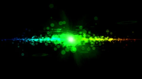Abstract Particle Light Animation - Loop Stock Footage 35755511