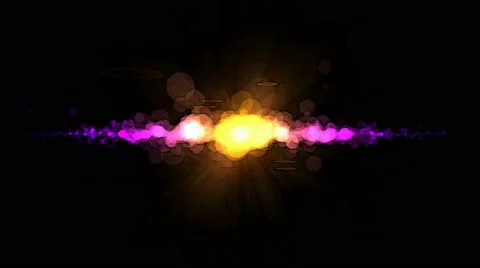 Abstract Particle Light Animation - Loop Stock Footage 61416057