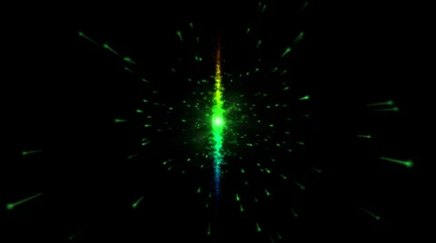 Abstract Particle Light Animation -Rainbow Stock Footage 36676024