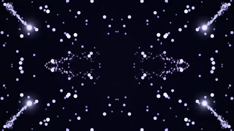 Abstract particle light loop seamless transition Stock-Footage 340003491
