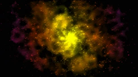 Abstract Particle Light Spiral - Loop Stock Footage 60809044