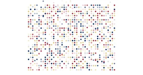 Abstract Particle Map Wyoming State Transition Vídeos de archivo 323106106