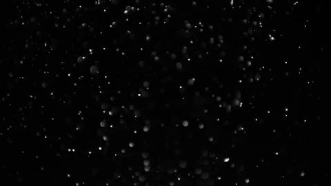 Abstract particle motion background with glowing dots. Dynamic cosmic bokeh anim Video stock 340456710