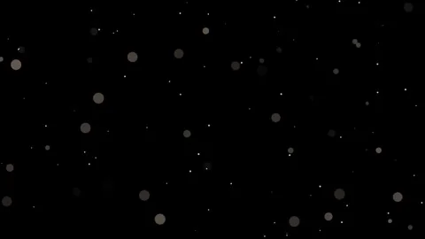 Abstract particle motion floating circles dark background cinematic bokeh f.. Видео 341684740