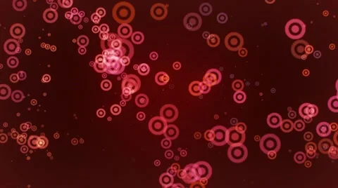 Abstract Particle Nebula (Red) Stock Footage 10711120