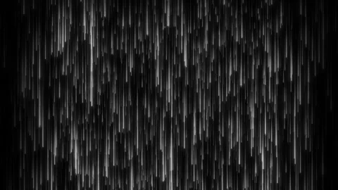 Abstract particle rain. Bright falling vertical lines or stripes on black Stock Footage 311063133