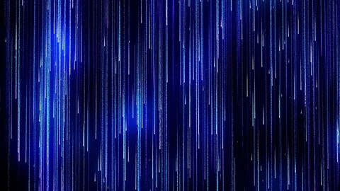 Abstract Particle Rain Falling Soft Glow Stripes Blue Christmas Background Stock-Footage 81182902
