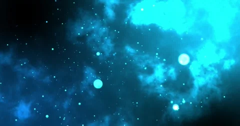 Abstract particle shining blurry bokeh with lights particles on a gradient backg Stock-Footage 335699603
