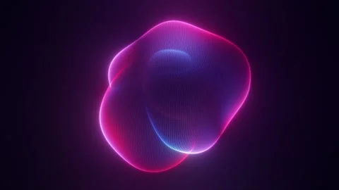 Abstract particle sphere Stock Footage 309155833