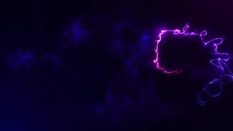 Abstract particle trail. Background effect of moving magic light, dust Stock Footage 261050110