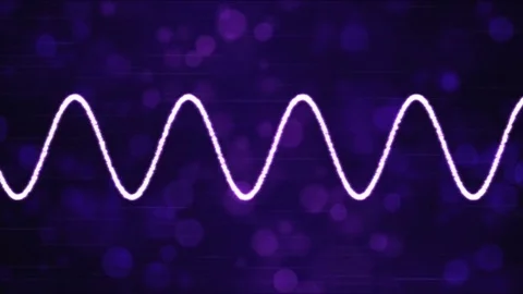 Abstract Particle Wave Background Animation - Loop Purple Stock Footage 82029578