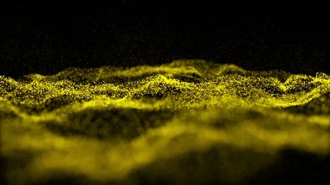 Abstract particle wave background Stock-Footage 96987007