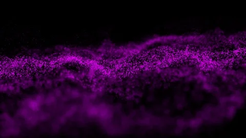 Abstract particle wave background Stock-Footage 97113260