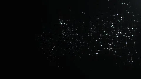 Abstract Particle Waves 4K Video stock 291920398