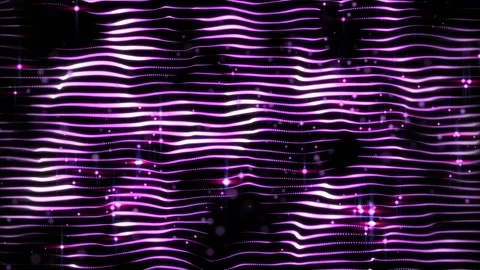 Abstract Particle Waves 4K Video stock 291920421