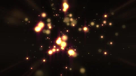 Abstract Particle Waves 4K Video stock 291920656