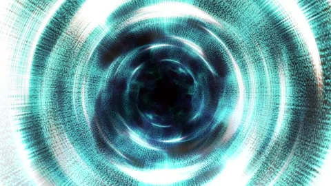 Abstract Particle Waves 4K Video stock 291920768