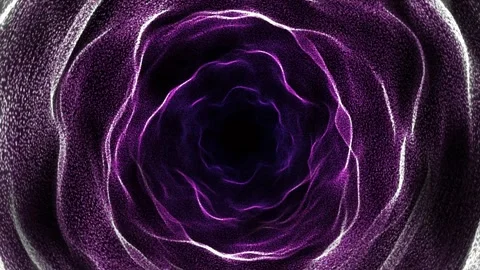 Abstract Particle Waves 4K Video stock 291920774