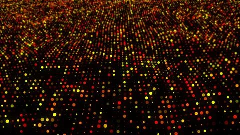 Abstract particle waves Stock Illustration