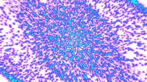 Abstract Particles 001 - Blue On White - 24 fps Stock Footage 20607785