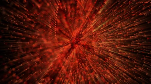 Abstract Particles in 4K. Seamless loop. Stockbeeldmateriaal 50083758